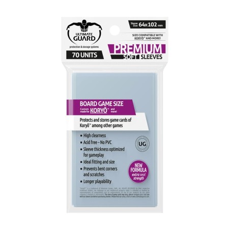 Sleeves - Premium Soft Sleeves - Board Game (Koryó) (70pcs)