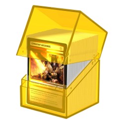 Deck Box - Boulder 100+ - Transparent Amber