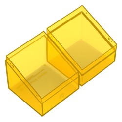 Boîte pour cartes - Boulder 100+ - Ambre Transparent