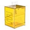 Boîte pour cartes - Boulder 100+ - Ambre Transparent