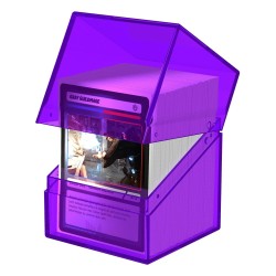 Deck Box - Boulder 100+ - Transparent Amethyst