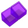 Deck Box - Boulder 100+ - Transparent Amethyst