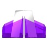 Deck Box - Boulder 100+ - Transparent Amethyst