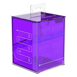 Deck Box - Boulder 100+ - Transparent Amethyst