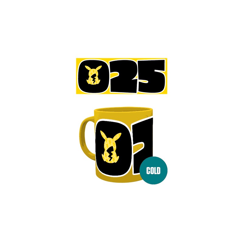 Mug - Thermo-réactif - Pokemon - Pikachu