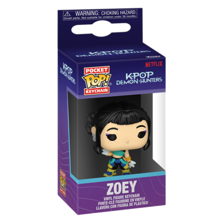 Keychain - Pocket Pop! - KPop Demon Hunters - Zoey, Huntrix