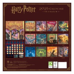 Calendrier - Harry Potter - 2025 - Illustrations livres