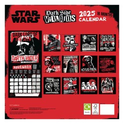 Calendar - Star Wars - 2025 - Villains