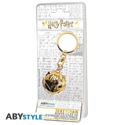 Keychain - 3D - Harry Potter - Golden Snitch