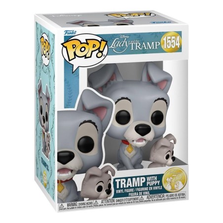 POP - Disney - Lady and the Tramp - 1554 - Tramp & puppy