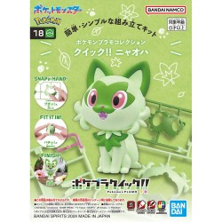 Model - Pokepla - Pokemon - Quick N°18 - Sprigatito