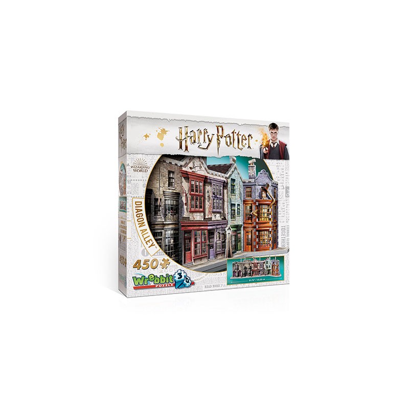 Puzzle - 3D - Casse tête/Réflexion - Indépendant de la langue - Harry Potter - Chemin de Traverse