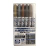 Marqueur pour maquettes - Accessoires maquettes - Gundam - Metallic set 1