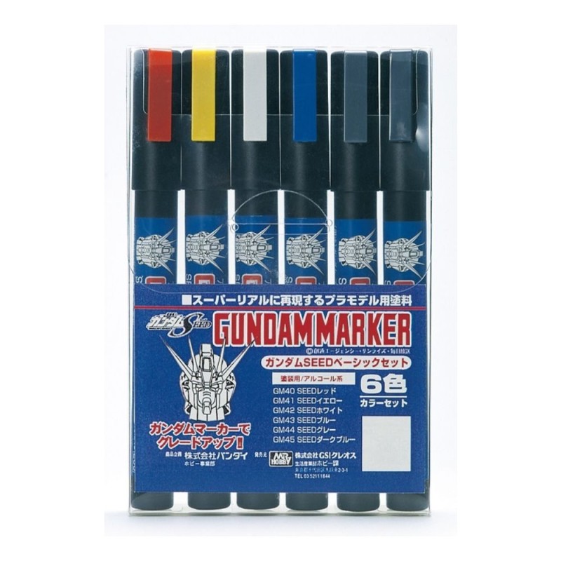 Marqueur pour maquettes - Accessoires maquettes - Gundam - Basic set