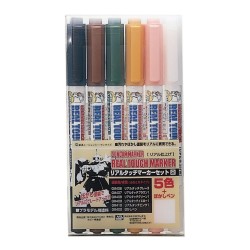 Marqueur pour maquettes - Accessoires maquettes - Gundam - Real Touch set 2
