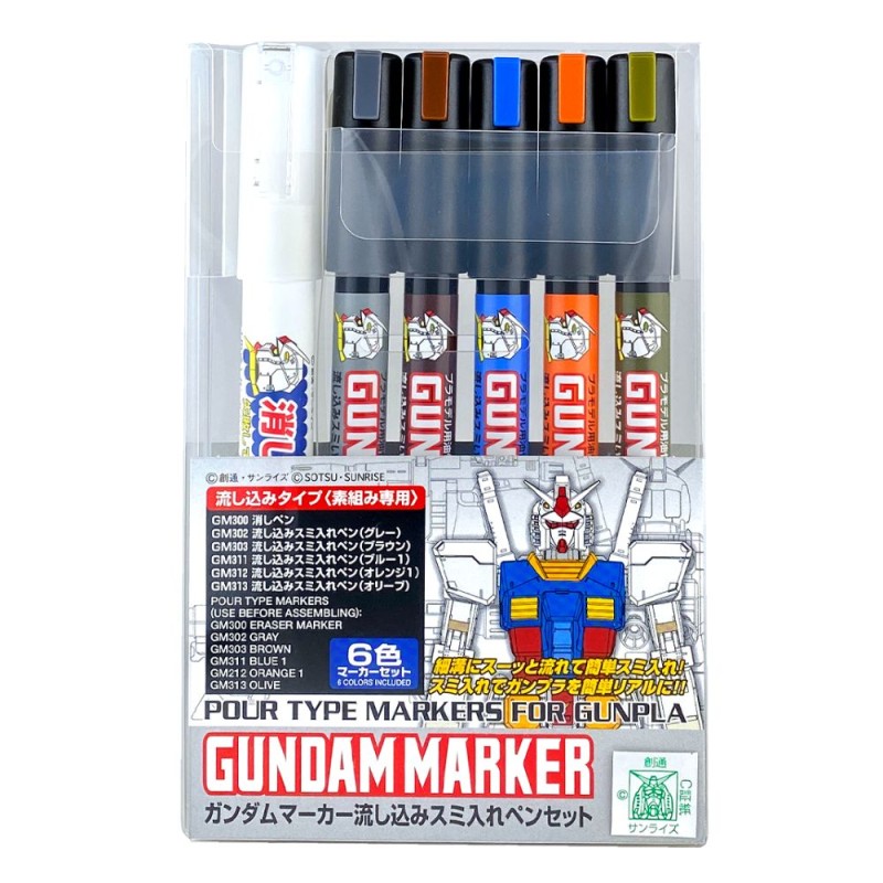 Model marker - Model Kit Accessories - Gundam - Extra thin type for panel lines set