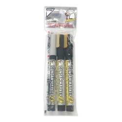Model marker - Gundam - EX Plated Silver & EX Gold