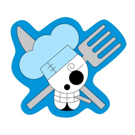 Coussin - One Piece - Skull Sanji