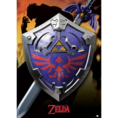 Poster - Zelda - Bouclier Hylien