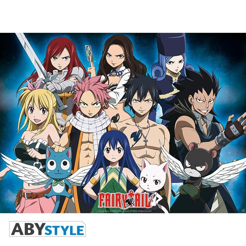 Poster - Flat - Fairy Tail - Group