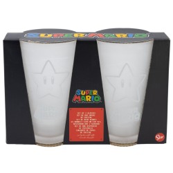 Verre - Pack de 2 - Super Mario - Power Ups