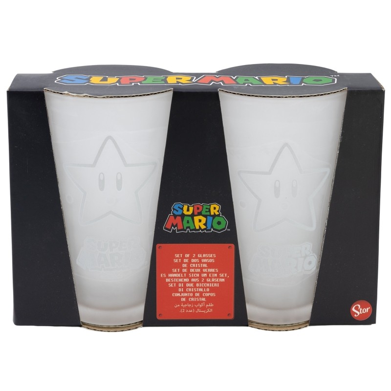 Verre - Pack de 2 - Super Mario - Power Ups