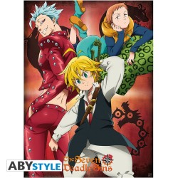 Poster - Flat - Seven Deadly Sins - Ban, King & Meliodas