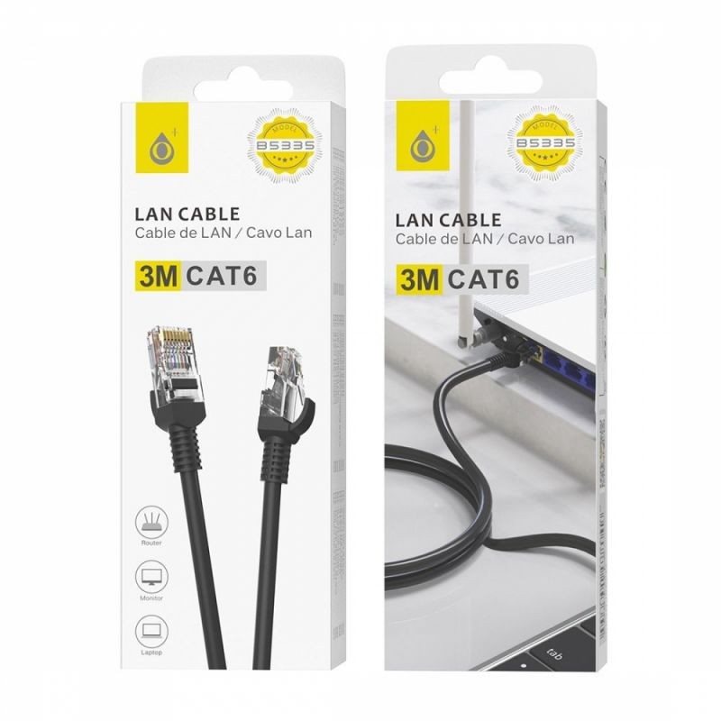 Cable - LAN / RJ 45 - Cat.6 - 3M