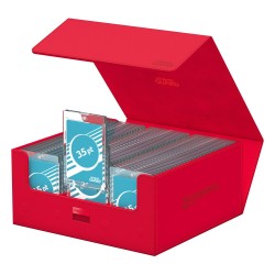 Deck Box - Treasurehive 90+ - XenoSkin - Red