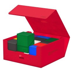 Deck Box - Treasurehive 90+ - XenoSkin - Red