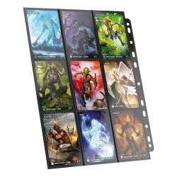 Portfolio - Side-Loading - 18-Pocket Pages (10ct) - Noir