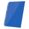 Portfolio - Side-Loading - 18-Pocket Pages (10ct) - Blue