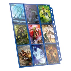 Portfolio - Side-Loading - 18-Pocket Pages (10ct) - Blue