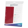 Portfolio - Side-Loading - 18-Pocket Pages (10ct) - Red