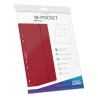 Portfolio - Side-Loading - 18-Pocket Pages (10ct) - Red