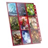 Portfolio - Side-Loading - 18-Pocket Pages (10ct) - Red