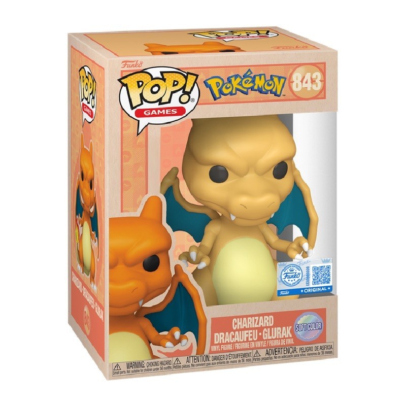 POP - POP Games - Pokemon - 843 - Soft Color - Special Edition - Charizard