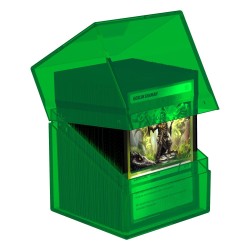 Deck Box - Boulder 100+ - Transparent Emerald
