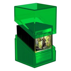Deck Box - Boulder 100+ - Transparent Emerald
