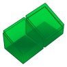 Boîte pour cartes - Boulder 100+ - Émeraude Transparent