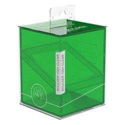 Deck Box - Boulder 100+ - Transparent Emerald