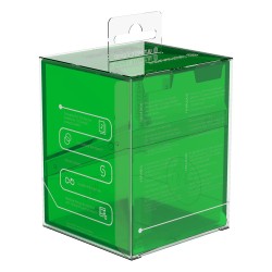 Deck Box - Boulder 100+ - Transparent Emerald