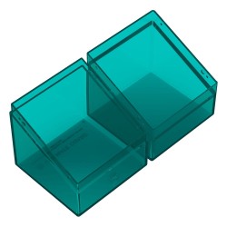 Boîte pour cartes - Boulder 100+ - Malachite Transparent