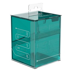 Boîte pour cartes - Boulder 100+ - Malachite Transparent