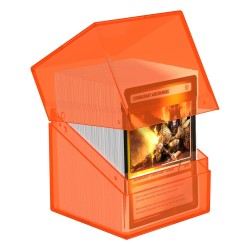 Boîte pour cartes - Boulder 100+ - Topaze Coquelicot Transparent