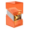 Deck Box - Boulder 100+ - Transparent Poppy Topaz