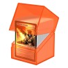 Deck Box - Boulder 100+ - Transparent Poppy Topaz