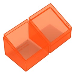 Boîte pour cartes - Boulder 100+ - Topaze Coquelicot Transparent