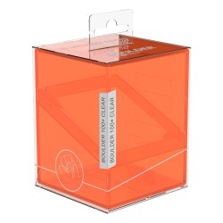 Boîte pour cartes - Boulder 100+ - Topaze Coquelicot Transparent