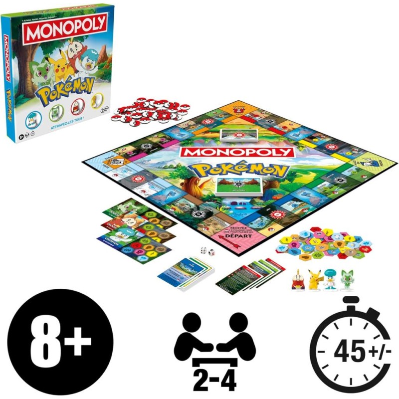 Monopoly - Gestion - Classique - Pour enfants - Pokemon - Monopoly